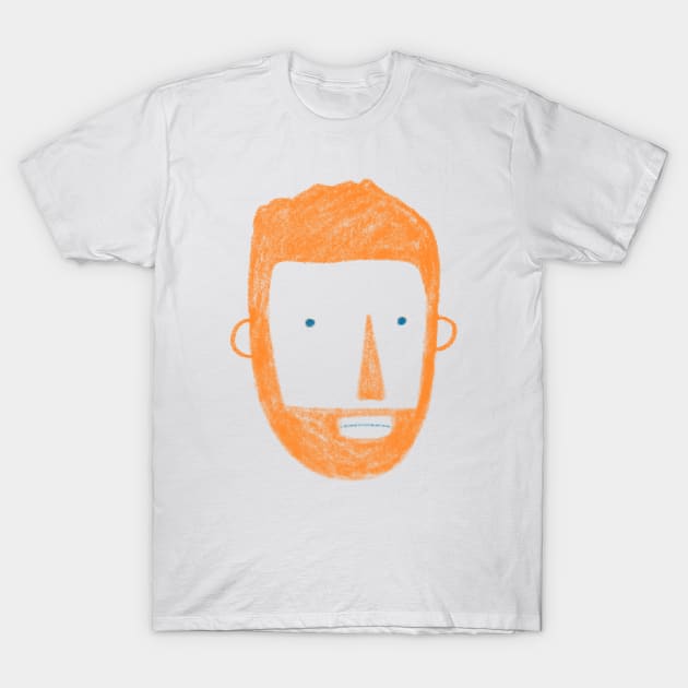 Ginger Man T-Shirt by AnaRitaRobalo